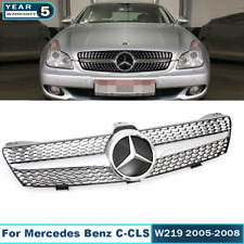 Dia-monds Grille Grill w/3D Emblem For Mercedes Benz W219 CLS500 CLS550 2005-08 picture
