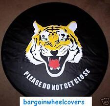 TIGER animal wheel cover rear spare tyre wheelcover soft 4x4 van caravan fit All picture