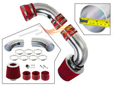 RED COLD AIR INDUCTION INTAKE KIT + Filter For 96-05 S10 Pickup Hombre 4.3L V6 picture