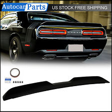 Rear Trunk Spoiler Wing For 2008-2017 Dodge Challenger Demon Style Gloss Black picture