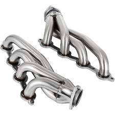 Silver Conversion Headers Swap S10 for Chevy LS1 LS2 LS3 LS6 LS9 LS Engines 6.0 picture