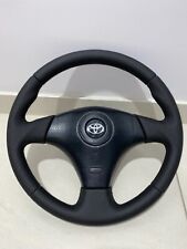 Toyota Celica VII Supra MK4 3-spoke steering wheel OEM Black stitching mr2  picture
