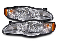 Fits 00-05 Chevy Monte Carlo Headlights Headlamps Pair Set Halogen New picture