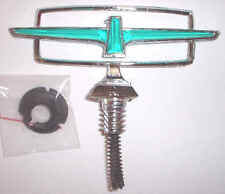 1977 1978 1979 New Thunderbird Chrome Hood Ornament with light green insert picture