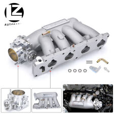For K20 K20Z3 K24A2 K24 RBC Intake Manifold + 70mm Throttle Body K-Series K Swap picture