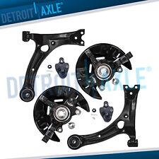 Front Knuckles Hubs Lower Control Arms Ball Joints for 2003 - 2008 Toyota Matrix picture