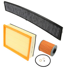 Air Filter w/ Foam Oil Filter AC Cabin Filter Carbon 3pc for BMW Z3 E46 M3 01-06 picture