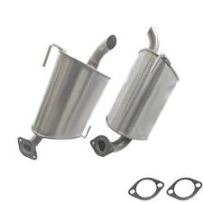 Pair of Stainless Steel Exhaust Mufflers fits: 2005-2009 Subaru Outback 2.5L picture