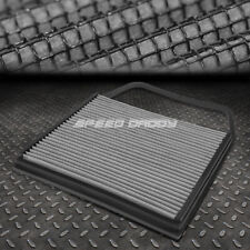 FOR 09-16 BMW Z4 10-14 X6M SILVER REUSABLE/WASHABLE DROP IN AIR FILTER PANEL picture