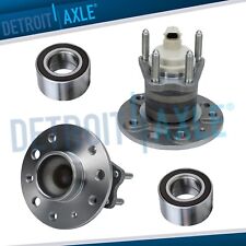 Front Wheel Bearings Rear Hub Bearings w/ ABS for 2000 - 2005 Saturn L Series picture