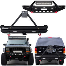 Vijay FIT 1984-2001 Cherokee XJ Front or Rear Bumper with Tire Carrier and Light picture