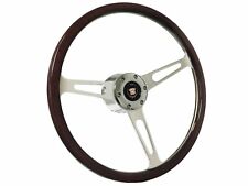 1969 - 1989 Cadillac S6 Classic Espresso Wood Steering Wheel Kit with Telescopic picture