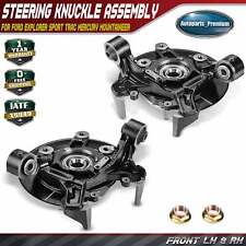 2x Rear Steering Knuckle & Wheel Hub Bearing Assembly for Ford Explorer 06-10 picture