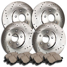 A0091 FIT 1999 2000 Mercury Mountaineer 4WD DRILLED Brake Rotors Ceramic Pads picture