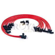 Red 9767M Spark Plug Wires For SBC Small Block Chevy Race 8mm HEI Under Header picture
