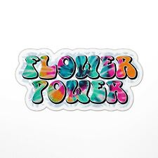 (145item#) Flower Power Sticker (Hippie, Free Spirit, Love, Peace) (4 sizes) picture