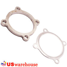 3'' 4 Bolt Turbo Exhaust Downpipe Flange + Gasket T3 GT3582R GT30 GT35 stainless picture