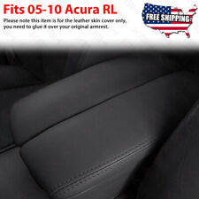 Fits 2005 2006 2007-2010 Acura RL Center Console Lid Armrest Vinyl Cover Black picture