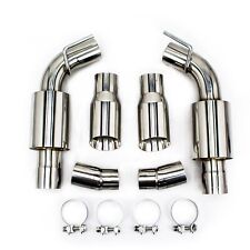 Stainless Steel AXLE-BACK exhaust kit for chevy camaro 6.2L 10-15 bolt-on clamp picture