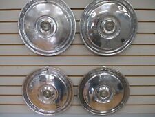1955 1956 FORD FAIRLANE Ranch Wagon WHEEL COVER Hubcaps OEM SET 55 56 picture