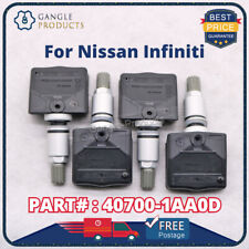 4x 40700-1AA0D TPMS Tire Pressure Sensors For Nissan Altima Maxim Frontier Cube picture