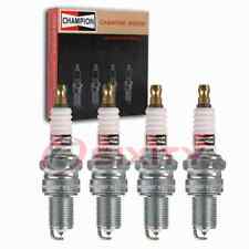 4 pc Champion Intake Side Iridium Spark Plugs for 1986-1989 Nissan D21 2.4L jn picture