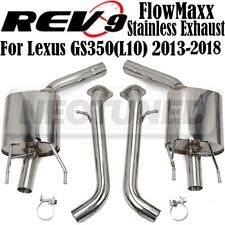 Rev9 FlowMaxx Stainless Axle-Back Exhaust 60mm Pipe For Lexus GS350 L10 2013-18 picture
