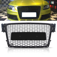 New Front Mesh For 2009-2012 Audi A4/S4 B8 8T RS4 Style Bumper Hood Hex Grille picture