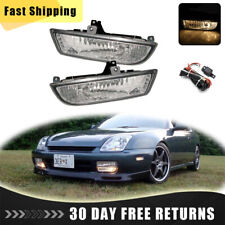 Pair Fits 1997-2001 Honda Prelude 97-01 Clear Lens Front Bumper Fog Lights Lamp picture