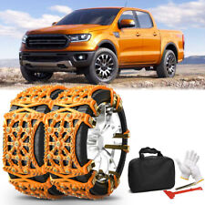 6PACK Anti-Skid AntiSlip Emergency Snow Traction Chains For Ford F-150 Lightning picture
