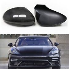 Real Carbon Fiber Side View Mirror Cover Caps For Porsche Panamera 971 2017+ picture
