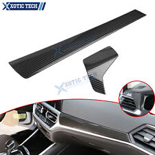 For BMW 3 Series G20 G21 Center Console Carbon Fiber Style Dashboard Panel Cover picture
