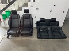 2007-2009 Mustang Shelby GT500 Black Leather Seats Front Rear Convertible - OEM picture