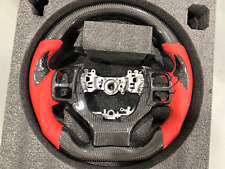 Carbon fiber steering wheel+Cover For Lexus IS 250 200 350 200 ISF GS RC F Red picture