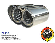 Exhaust tip Tailpipe trip Super Sprint style for Chevrolet Opel Rover Proton BMW picture