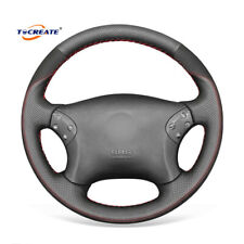 DIY Leather Suede Steering Wheel Cover for Benz C-Class W203 C32 AMG #BTXG picture