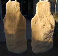 Australian 100% Sheepskin Sideless Seat Covers-1 Pair picture