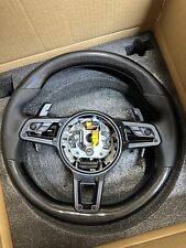 Carbon Fiber Steering Wheel Fit For 2015-2021 Porsche Cayenne Macan 911 718 picture