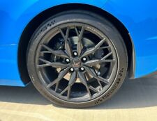 2020-2024 Corvette Stingray C8 Black Genuine GM Chevrolet Wheel Rim Tires Forged picture