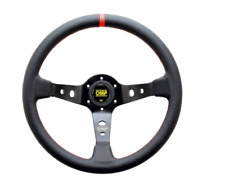 OMP Racing Corsica Racing Steering Wheels 350mm - Black/Red OD0-1956-073 picture