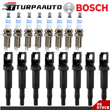 8 BOSCH Ignition Coils Pack +8 Spark Plugs Kit Set for BMW 545i 645ci 745i 745Li picture