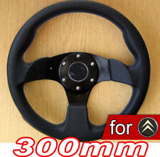 300mm Black Sports Steering Wheel for Citroen Saxo AX ZX Xsara C1 C2 C3 VTS VTI picture
