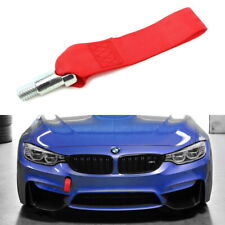 (1) Red High Strength Racing Tow Hook Strap Set For New BMW Fxx 1 2 3 4 5 Series picture