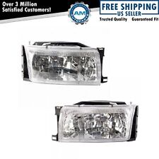 Front Headlights Headlamps Lights Lamps Pair Set For 96-98 Quest Villager picture