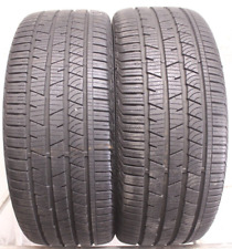 Two Used 255/45R20 2554520 Continental Cross Contact LX Sport AO  8.5-9/32 A140 picture