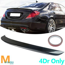 FOR 2014-2020 MERCEDES BENZ W222 S CLASS B STYLE CARBON LOOK TRUNK SPOILER WING picture