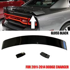GLOSS BLACK REAR SPOILER FOR 2011 2012  2013 2014 DODGE CHARGER Super Bee Style picture