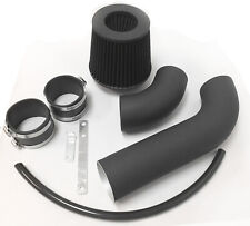 Coated Black For 2PC 2007-2011 Jeep Wrangler 3.8L V6 Air Intake Kit + Filter picture
