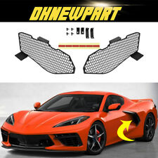 2020-2024 Pair For Corvette C8 Side Intake Mesh Grille Insert Guards Aluminum picture