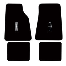 New 1990-2011 Lincoln Town Car CARPET Floor Mats w Embroidered Logo Pick Color picture